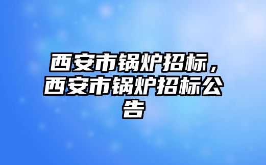 西安市鍋爐招標，西安市鍋爐招標公告