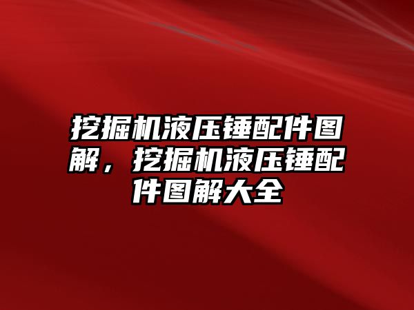 挖掘機液壓錘配件圖解，挖掘機液壓錘配件圖解大全