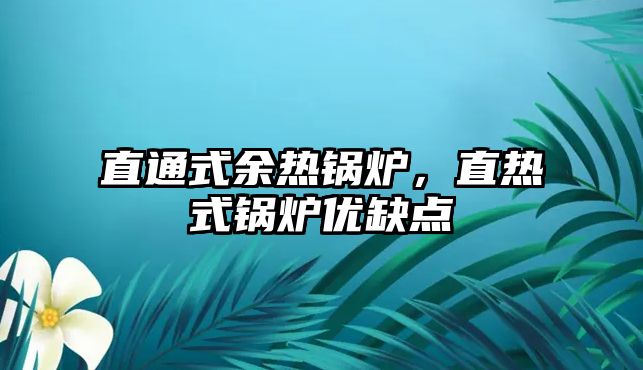 直通式余熱鍋爐，直熱式鍋爐優(yōu)缺點(diǎn)