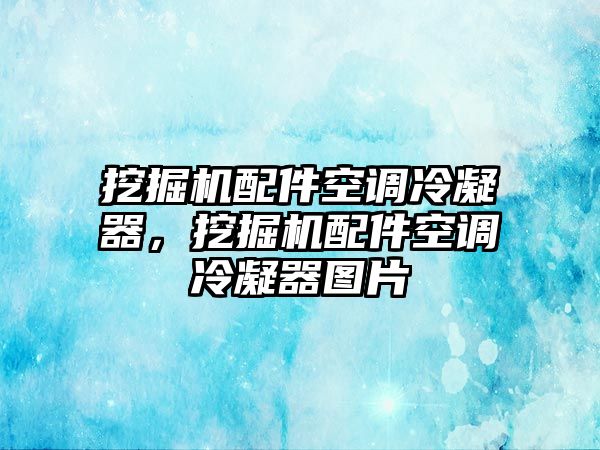 挖掘機配件空調(diào)冷凝器，挖掘機配件空調(diào)冷凝器圖片