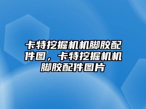 卡特挖掘機(jī)機(jī)腳膠配件圖，卡特挖掘機(jī)機(jī)腳膠配件圖片