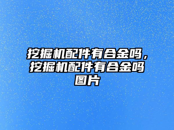 挖掘機配件有合金嗎，挖掘機配件有合金嗎圖片