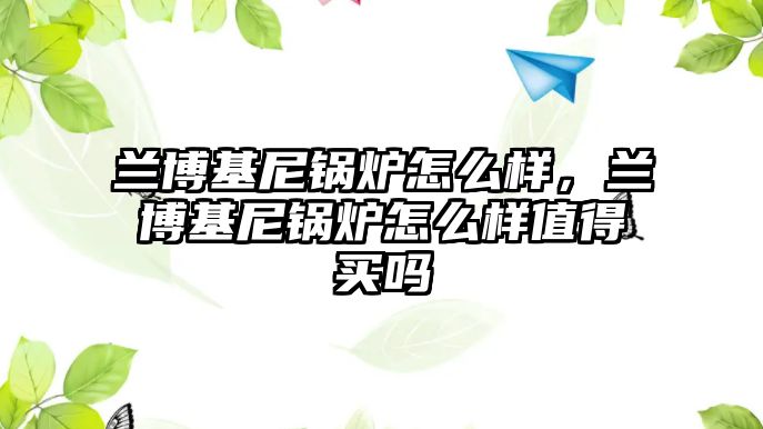 蘭博基尼鍋爐怎么樣，蘭博基尼鍋爐怎么樣值得買嗎