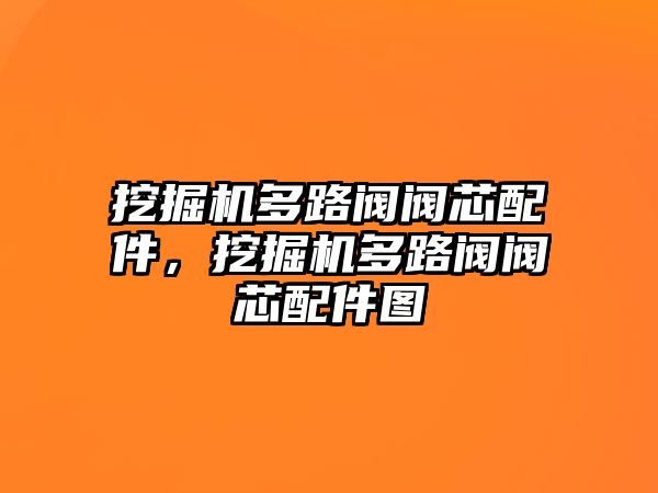 挖掘機多路閥閥芯配件，挖掘機多路閥閥芯配件圖