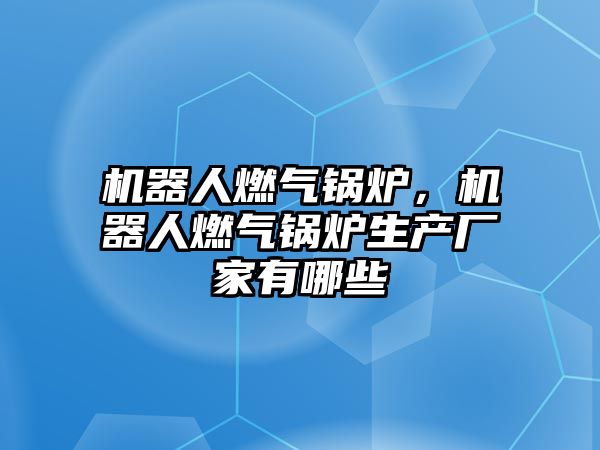 機(jī)器人燃?xì)忮仩t，機(jī)器人燃?xì)忮仩t生產(chǎn)廠家有哪些