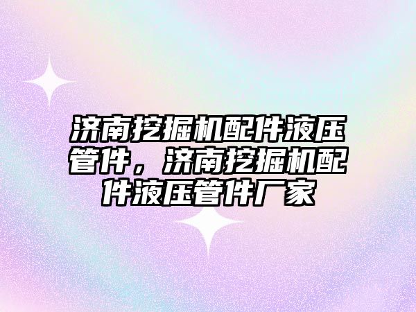 濟南挖掘機配件液壓管件，濟南挖掘機配件液壓管件廠家