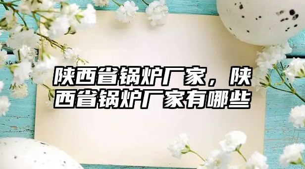 陜西省鍋爐廠家，陜西省鍋爐廠家有哪些