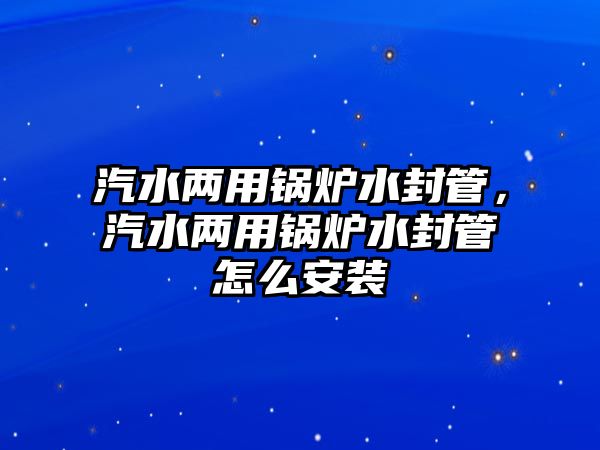 汽水兩用鍋爐水封管，汽水兩用鍋爐水封管怎么安裝