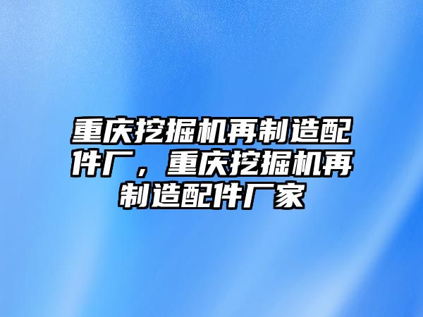 重慶挖掘機(jī)再制造配件廠，重慶挖掘機(jī)再制造配件廠家