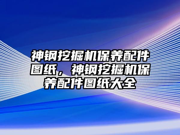 神鋼挖掘機(jī)保養(yǎng)配件圖紙，神鋼挖掘機(jī)保養(yǎng)配件圖紙大全