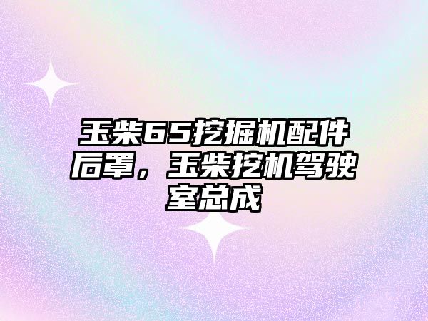 玉柴65挖掘機(jī)配件后罩，玉柴挖機(jī)駕駛室總成