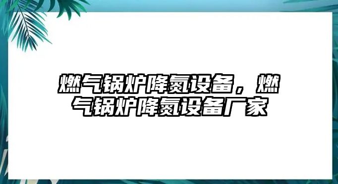 燃?xì)忮仩t降氮設(shè)備，燃?xì)忮仩t降氮設(shè)備廠家