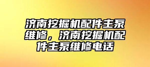 濟(jì)南挖掘機(jī)配件主泵維修，濟(jì)南挖掘機(jī)配件主泵維修電話(huà)