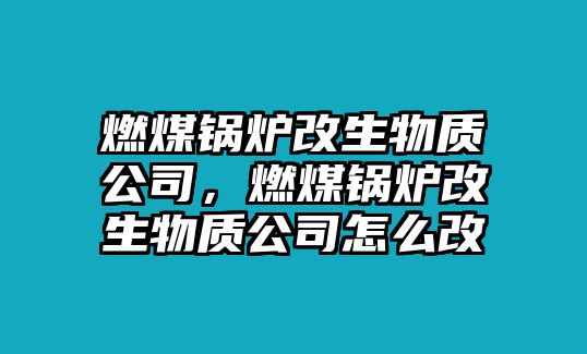 燃煤鍋爐改生物質(zhì)公司，燃煤鍋爐改生物質(zhì)公司怎么改