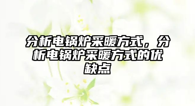 分析電鍋爐采暖方式，分析電鍋爐采暖方式的優(yōu)缺點(diǎn)