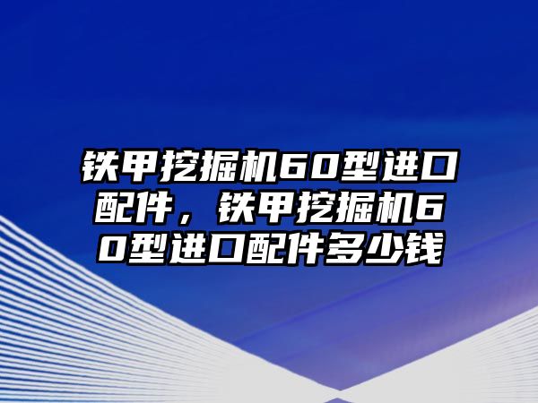 鐵甲挖掘機(jī)60型進(jìn)口配件，鐵甲挖掘機(jī)60型進(jìn)口配件多少錢