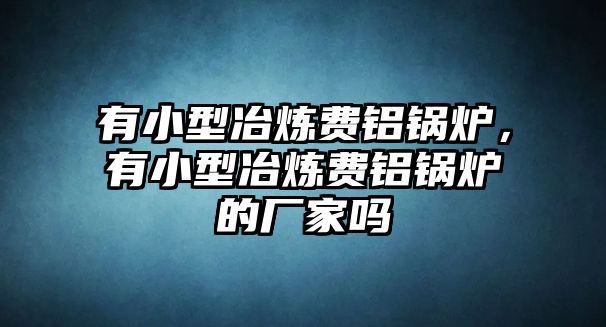 有小型冶煉費(fèi)鋁鍋爐，有小型冶煉費(fèi)鋁鍋爐的廠家嗎