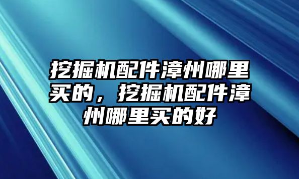 挖掘機配件漳州哪里買的，挖掘機配件漳州哪里買的好