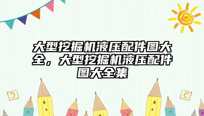 大型挖掘機液壓配件圖大全，大型挖掘機液壓配件圖大全集