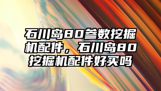 石川島80參數(shù)挖掘機配件，石川島80挖掘機配件好買嗎