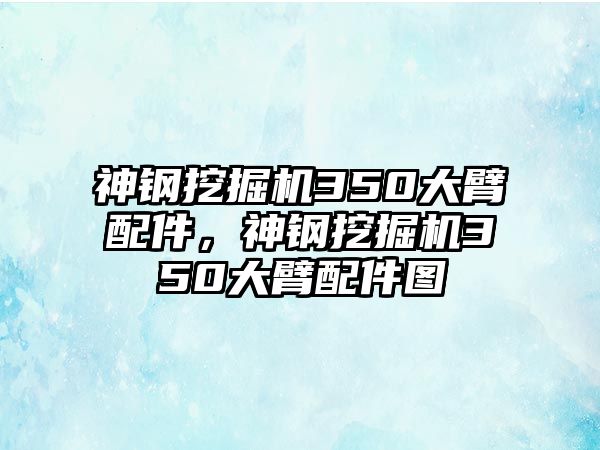 神鋼挖掘機(jī)350大臂配件，神鋼挖掘機(jī)350大臂配件圖