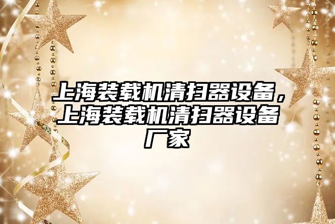 上海裝載機清掃器設(shè)備，上海裝載機清掃器設(shè)備廠家