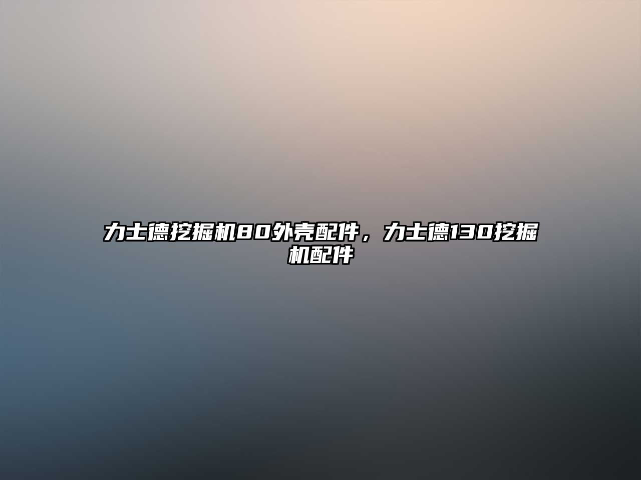 力士德挖掘機80外殼配件，力士德130挖掘機配件