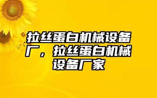 拉絲蛋白機(jī)械設(shè)備廠，拉絲蛋白機(jī)械設(shè)備廠家