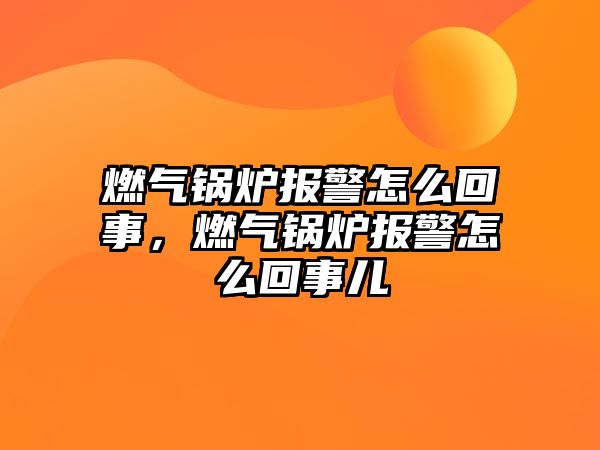 燃?xì)忮仩t報(bào)警怎么回事，燃?xì)忮仩t報(bào)警怎么回事兒