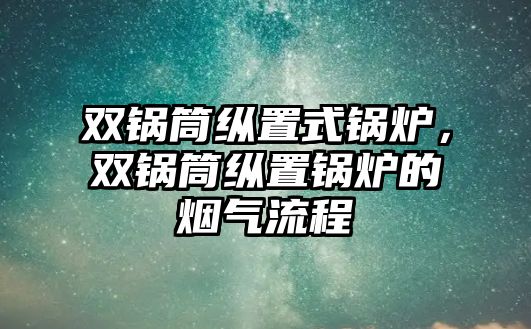 雙鍋筒縱置式鍋爐，雙鍋筒縱置鍋爐的煙氣流程