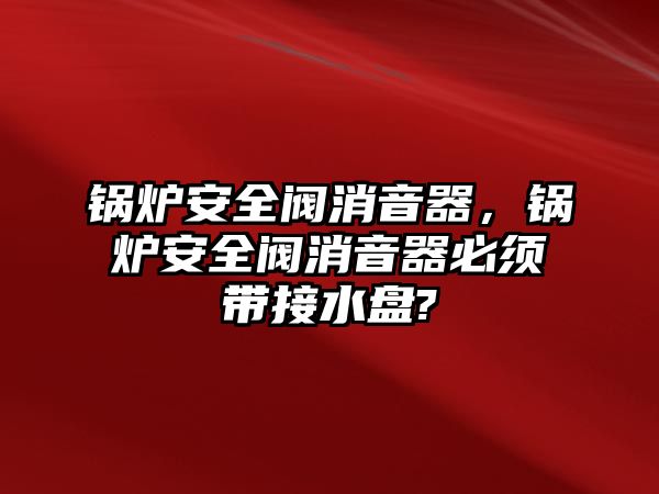 鍋爐安全閥消音器，鍋爐安全閥消音器必須帶接水盤?