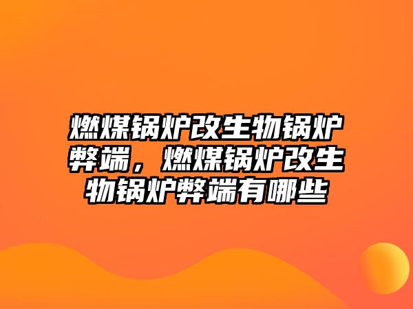 燃煤鍋爐改生物鍋爐弊端，燃煤鍋爐改生物鍋爐弊端有哪些