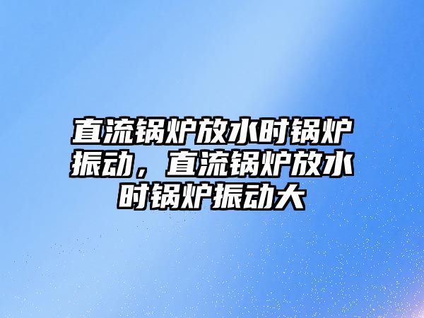 直流鍋爐放水時鍋爐振動，直流鍋爐放水時鍋爐振動大