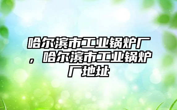 哈爾濱市工業(yè)鍋爐廠，哈爾濱市工業(yè)鍋爐廠地址