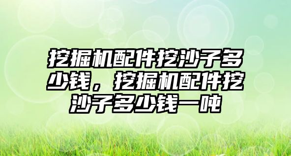 挖掘機配件挖沙子多少錢，挖掘機配件挖沙子多少錢一噸