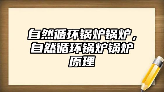 自然循環(huán)鍋爐鍋爐，自然循環(huán)鍋爐鍋爐原理