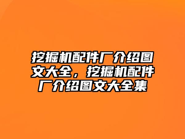 挖掘機(jī)配件廠介紹圖文大全，挖掘機(jī)配件廠介紹圖文大全集