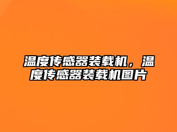 溫度傳感器裝載機(jī)，溫度傳感器裝載機(jī)圖片