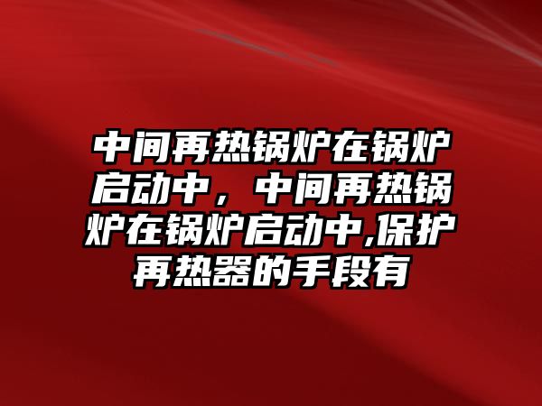 中間再熱鍋爐在鍋爐啟動(dòng)中，中間再熱鍋爐在鍋爐啟動(dòng)中,保護(hù)再熱器的手段有