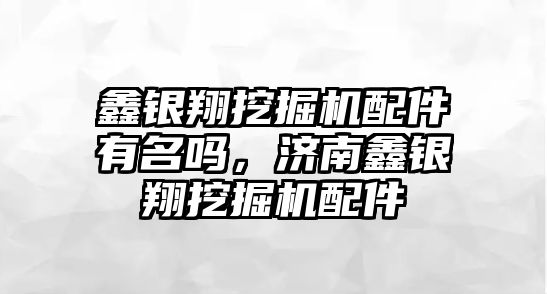 鑫銀翔挖掘機配件有名嗎，濟南鑫銀翔挖掘機配件