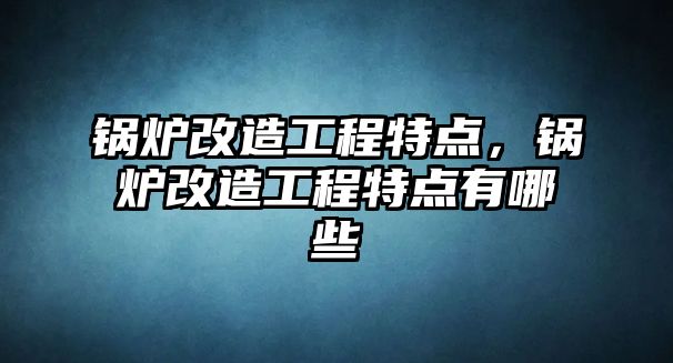 鍋爐改造工程特點，鍋爐改造工程特點有哪些