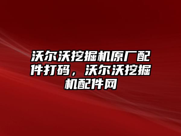 沃爾沃挖掘機原廠配件打碼，沃爾沃挖掘機配件網(wǎng)