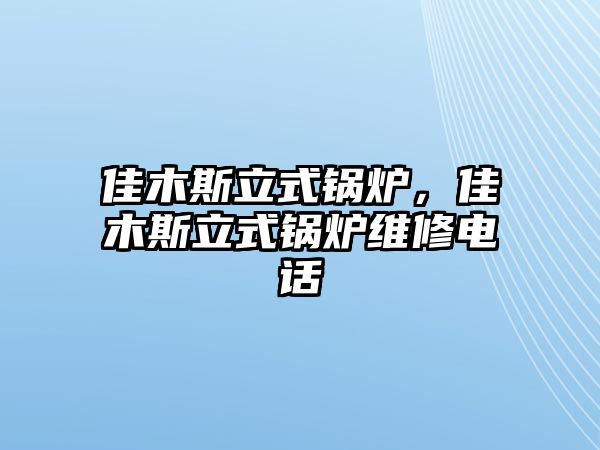 佳木斯立式鍋爐，佳木斯立式鍋爐維修電話