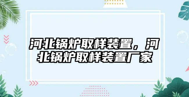 河北鍋爐取樣裝置，河北鍋爐取樣裝置廠家