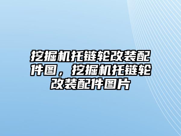 挖掘機(jī)托鏈輪改裝配件圖，挖掘機(jī)托鏈輪改裝配件圖片