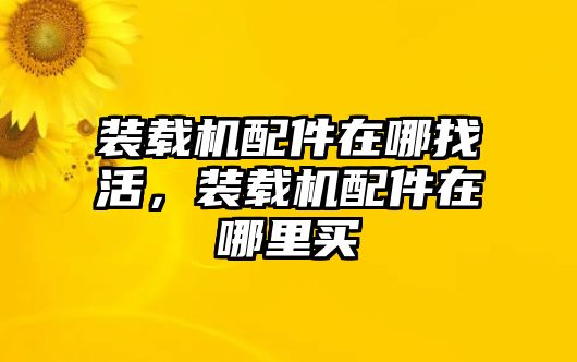 裝載機(jī)配件在哪找活，裝載機(jī)配件在哪里買