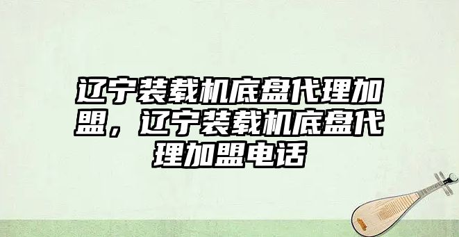 遼寧裝載機底盤代理加盟，遼寧裝載機底盤代理加盟電話