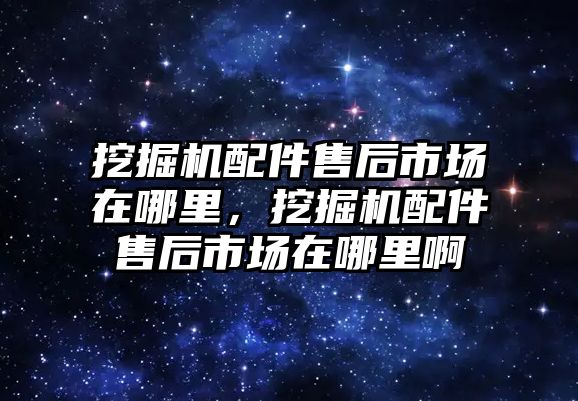 挖掘機(jī)配件售后市場在哪里，挖掘機(jī)配件售后市場在哪里啊