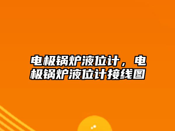 電極鍋爐液位計，電極鍋爐液位計接線圖