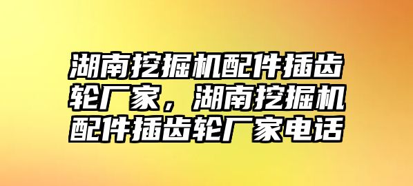 湖南挖掘機(jī)配件插齒輪廠(chǎng)家，湖南挖掘機(jī)配件插齒輪廠(chǎng)家電話(huà)